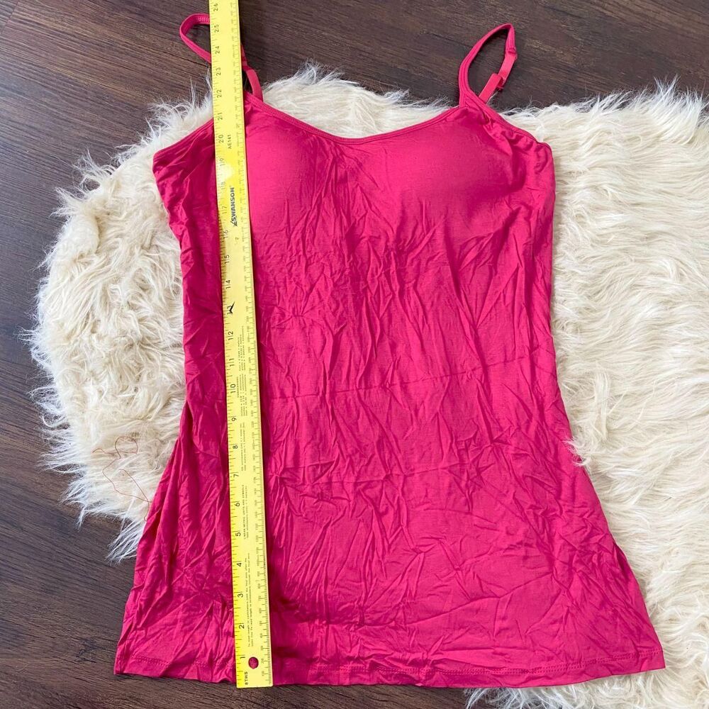 New unworn Fuchsia Pink Camisole Top Built in Bra Padding 2XL Fashion Bar - Picture 5 of 6